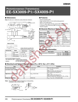 EE-SX3009-P1 datasheet  